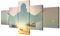 TUMOVO Hausdekorationen Jesus Christus Wandbilder für Wohnzimmer Christliche Religion Leinwand Wandkunst Christus Erlöser Moderne Wandmalerei 5 Paneele Drucke Gerahmte Wandkunst fertig zum Aufhängen,