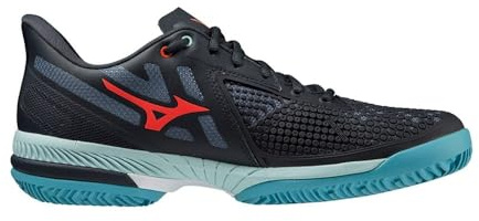 Mizuno Wave Exceed Tour 5 CC Tennis Tennisschuh für Männer Blau Hellblau 44.5 EU