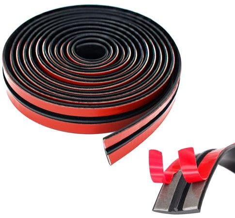 AUTOXBERT 4M/13FT Auto Gummidichtung T Form Dichtungsreifen Selbstklebend Vorderseite Windschutzscheibe Wetter Gummi Dichtung Streifen Tür Fenster Dekor Flexibel Wasserdicht