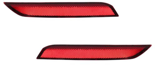 Doo Engy Reflektor Rückstrahler Rückleuchte Rücklicht Abdeckung Stoßstange Heckstoßstange Verkleidung rot hinten links und rechts für Polo 6R 6C ab 2014