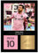 Icons Wall Art Lionel Messi Signed A4 Printed Photo Picture Display Gift For Miami and Argentina Fans Digitally Reproduced Signature Unframed