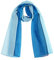 Uxcell Langer Chiffon-Schal für Hochzeit, seidiger Farbverlauf, Party, Schal, Frühling, Sommer, Strand, Wickeltuch für Damen, Dunkel-Hellblau, 63x19.6