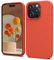 TIIXXA Silicone Case for iPhone 15 Pro Case, Soft Ultra Slim Protective Shockproof Liquid Silicone Phone Case, Anti-Scratch Microfiber Lining, 6.1 Apricot