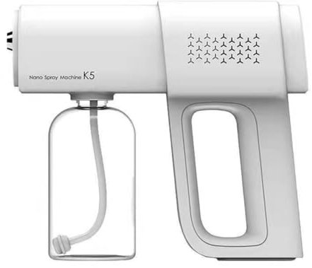 Máquina pulverizadora de cabello, pistola de vapor inalámbrica con luz azul, pistola de pulverización de agua recargable, pulverizador profesional para el cuidado del cabello, pistola de vapor facial