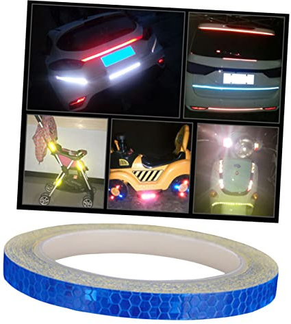 Gatuida 2st Reflektierender Aufkleberstreifen Fahrrad Reflektierendes Band Reflektierendes Klebeband Totes Fahrrad Reflektierende Aufkleber