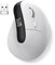 Souris verticale ergonomique sans fil avec écran LCD (blanc)
