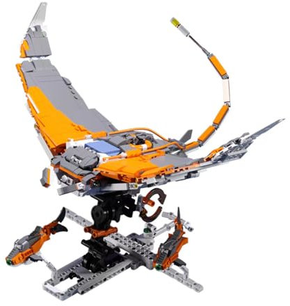 BUCKIT Meerestier Klemmbausteine, Mechanisches Teufelsrochen Bauspielzeugsets, Bewegliche Manta Modellbausätze mit Display Ständer, Kreatives Geschenk für Kinder und Erwachsene (1292PCS)