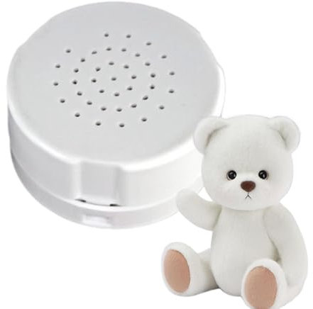 Grabadora Voz 60 Segundos,Graba Mensajes lizados para Peluche,Caja Sonido con Botón 60 Segundos,Caja Sonido Creativa Reutilizable para Grabadora Voz para Peluche, Peluche,Muñeca Y Almohada