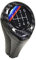 Schaltknauf Schaltknauf for BMW 1 3 5 6 Serie E46 E53 E60 E61 E63 E65 E81 E82 E83 E87 E90 E91 E92 X1 X3 X5, verchromte, Matte Kohlefaser SchaltknäUfe(Carbon Line 6Speed)
