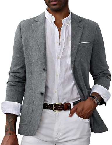 PJ PAUL JONES Mens Blazers Casual Sport Lightweight Business Blazer Jacket