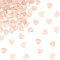 UNICRAFTALE Circa 80 pz Ciondoli A Cuore in Oro Rosa Acciaio Inossidabile Ciondoli con Etichetta A Cuore Vuota Ciondoli A Cuore D'Amore Ciondoli Ciondolo in Metallo con Anello per Collana Lungo 9mm
