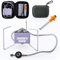 Matymats 8000W Camping Gas Stove, 3 Pure Copper Burner Portable Camping Stove, Backpacking Stove, Adjustable Size Gas Stove with Igniter, Carry Case for Outdoor Cooking Picnic Camping Hiking, Purple