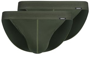 Skiny Herren Tanga 2er Pack Cotton Retro 080691 Gr. XL in Duffel Bag