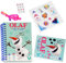 alles-meine.de GmbH 1 Set: zum Basteln - Frozen - Disne. die Eiskönigin - ELSA & Anna - Glitzerbilder oder Notizbuch gestalten oder Armbänder basteln - mit Glitzersticker & D..