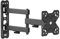 PureMounts TV Monitor Wandhalterung, neigbare und schwenkbare Universal Halterung mit Gelenk-Arm, max. VESA 100x100 mm, für 13-32 Zoll Ferseher Monitor bis 20kg, schwarz