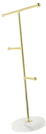 TOGEVAL Présentoir Bijoux Délicat Support Colliers Marbre Présentoir Bijoux Nordique Porte-bijoux Bureau