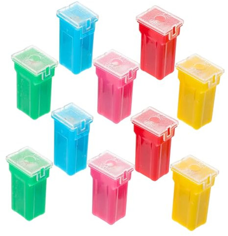 Bloque De Fusibles Para Automoción De Amplia Compatibilidad 10 Piezas Fácil Inserción Para Accesorios