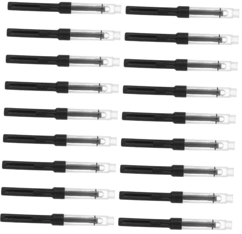 STOBOK 0.34 Twist Plunger Refillable Fountain Pen Ink Converter Set Universal Fit for Writing Drawing