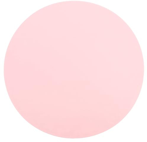 Yardwe Futtermatte Wärmeisolierend und Runde für Haustiere Tropfsicher Silikon als rutschfeste Unterlage mit Hohem Rand für Katzen und Hunde