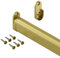 ARTEST Garderobenstange Serie NANO 30x15mm 100 cm- gold mat -Kleiderstange Wandmontage, Einfache Kleiderstange Für Schrank, Ideal Für Ästhetische Schrank Systeme