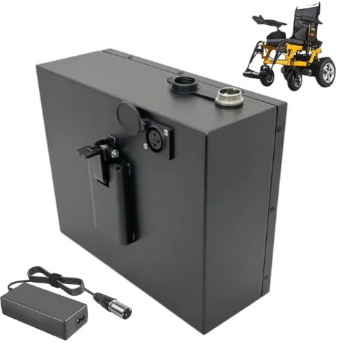 HJGHY Akku für Elektrorollstühle, 24V, 15Ah, 20Ah Lithium-Batterie