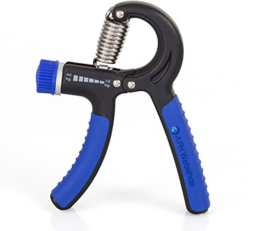 AFH Einstellbarer Federgriff | Handtrainer | Handgrip | stark (ca. 10 bis 40 kg)