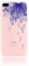 CrazyLemon Hülle für iPhone 8 Plus, Hülle für iPhone 7 Plus, Silikon Dünn Case Ultra Slim TPU Schlank Bumper Handyhülle Soft für iPhone 8 Plus iPhone 7 Plus 5.5 Zoll - Lila Blume