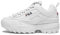 Fila Disruptor Kids, Scarpe da Ginnastica Unisex - Bambini e Ragazzi, Bianco, 34 EU