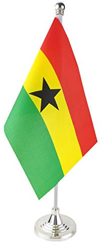 GentleGirl.USA Tischflagge 8.2 x 5.5'',11.8 Ghana