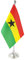 GentleGirl.USA Tischflagge 8.2 x 5.5'',11.8 Ghana