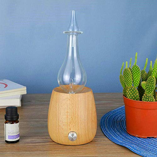 Wasserfreies reines Aromatherapieöl Holzglas Aromatherapieverdampfer Haushaltsaromatherapie-Sprühgerät-Leichte Holzmaserung_1_UNS