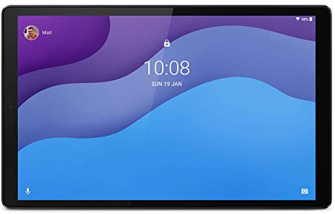 Lenovo Tab M10 HD (2. Generation) Tablet, Display 10,1 Zoll HD, Prozessor MediaTek Helio P22T, Speicher 32 GB, erweiterbar bis zu 1 TB, RAM 2 GB, WiFi + Bluetooth 5.0, 2 Lautsprecher, Android 10, Iron