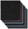 Floordirekt Teppichfliesen Basel | Selbstliegend | Robust & pflegeleicht | Bodenbelag für Büro & zu Hause | Hochwertiger Schlingenflor (50 x 50 cm, Anthrazit)