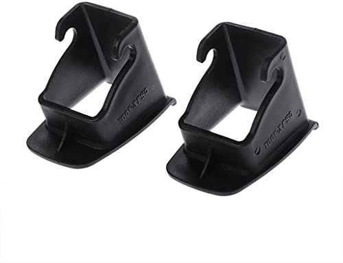 MuStone Lot de 2 fixations de ceinture de sécurité pour siège de voiture avec boucle fixe pour siège de bébé (Noir)