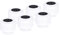Alphacool Kompatibler Eiszapfen PRO Anschluss 13mm HardTube Fitting G1/4, 6er-Pack - Weiß