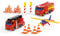 siku 6330, Geschenkset Feuerwehr, LKW mit Hubrettungsbühne, Löschfahrzeug, Flugzeug, Bewegliche Teile, Inkl. Pylonen, Barken und Flammen