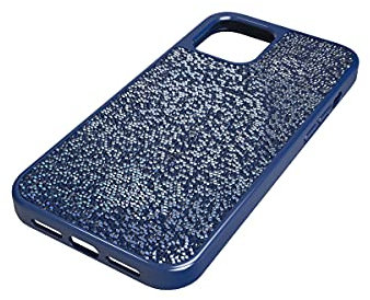 Swarovski Glam Rock iPhone 12 Pro Phone Case, Blue Crystallised Phone Case, from the Glam Rock Collection