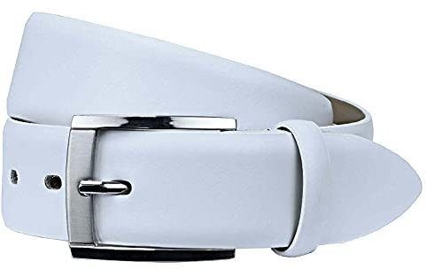 LLOYD-Herren-Ledergürtel 35 mm Dorn-Schließe 20-Weiss BW-95