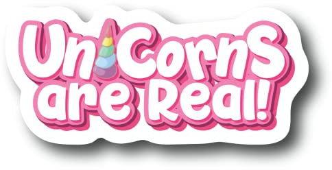 Unicorns are Real Rose Einhorn Geburtstag Party Meerjungfrau Ozean Strand Meeresschwanz Flosse Magical Fiction Cartoon Rosa Horn Hörner Pferd Valentinstag Regenbogen Glitzer Mädchen CS1561-2PK