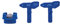 Graco 18F520 TrueCoat 360 Paint Spray Tip Kit - for Magnum TrueCoat 360 range, Blue
