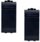 BRATEK - 2 Invertitori compatibile con bticino - Invertitore luce da muro Nero - Pulsante compatibile interruttore serie living - Pulsanti placchette interruttori luce - Interruttore luce muro