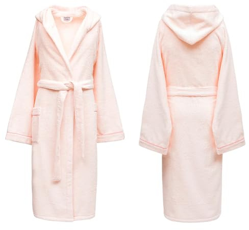 Dalfilo Accappatoio con Cappuccio, Accappatoio Uomo e Donna, in Spugna di Cotone, 470 gr/mq, per Sauna e SPA, Made in Italy, Soffice, Resistente ai Lavaggi, con Tasche Laterali e Cintura