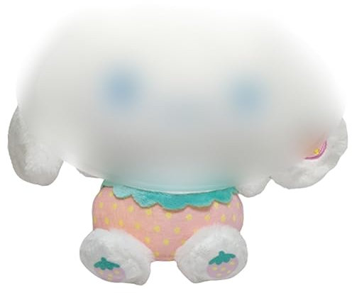 Cinna-moroll Plush Toy, Cinna-moroll Kuscheltier Kawaii Cartoon Starry Eyes 3D Plüsch-Überwurfkisse PP Baumwollfüller Kinderspielzeug for Cuddly Toy Lovers Children's Toy Gift Filled 25cm