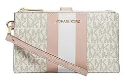Michael Kors Jet Set Armband mit doppeltem Reißverschluss, Vanl/Sftpink, Einheitsgröße