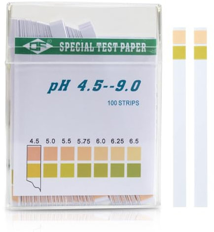 PH.4.5-9.0 Testpapier Testpapier Lackmus-Testpapier 100 Streifen PH-Test Für Speichel Urin Wasser Bodentest Tiernahrung Diät PH-Überwachung