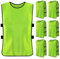 Catime 6 Stück Fußball Leibchen Set, Trainingsleibchen Basketball, Sports Mesh Bibs, Leibchen Mesh Weste, Sport Trikot Leibche für Erwachsene, Trainingsleibchen für Herren Damen