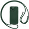 Vauki Funda para iPhone 13 con Cuerda, Carcasa Silicona AntiChoque con Correa, Case con Ajustable Colgante Collar Suave Cuello para iPhone 13, Cordón-Verde