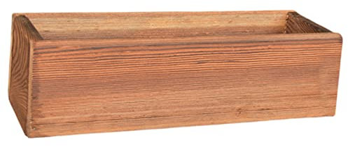 Toddmomy Stabile Blumenkästen Aus Zedernholz Rechteckiger Pflanzkübel Sukkulenten-blumentopf 30 X 11 X 8 5 cm Dekoration Für Zuhause Und Büro