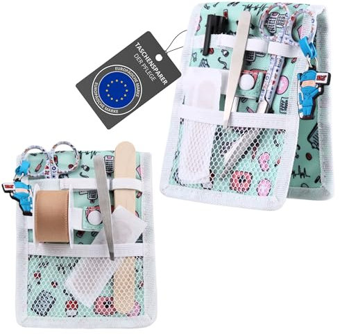 Ph Pro Heat Krankenschwester Tasche für Arbeit mit Magnet - Pflege Tasche - Kankenhaus Zubehör - Schwesterntasche mit Multifunktionalen Fächern - Krankenpflege Organizer.