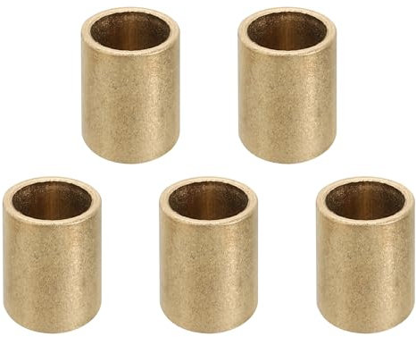 PATIKIL Entretoises en Laiton M8, 5 Pièces Entretoise en Métal Laiton 8 mm ID x 10 mm OD x 15 mm L Entretoises en Laiton pour Vis de 5/16 Pouce ou M8